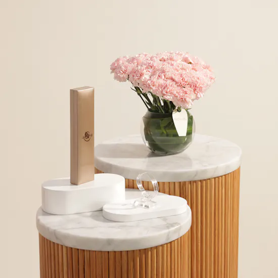 Kooheji Jewellery Diamond Joy Bracelet of Splendor | Blush Flower Vase