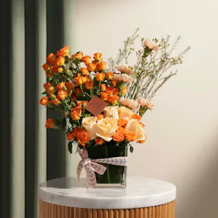 Sunset | Square Vase Sunset | Square Vase