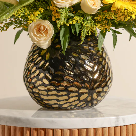 Moonlit Charm Flowers Vase