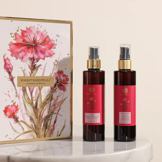 Forest Essentials Rose Glow Duo