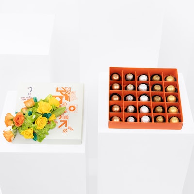 Assorted Chocolate Box  Orange 