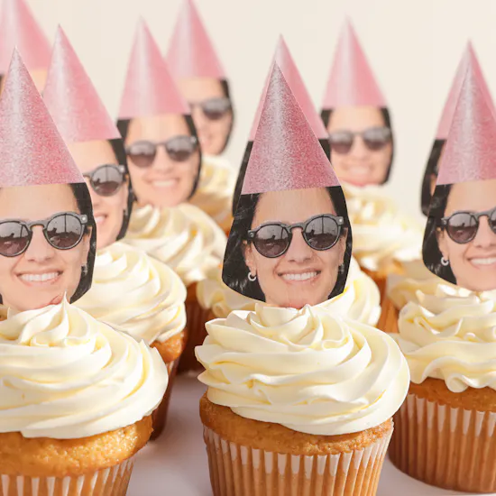 NQ's Bakery Personalized with Photo Cupcakes