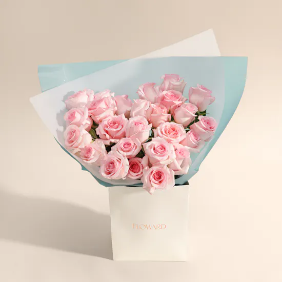 Sweet Blush Rose Bouquet