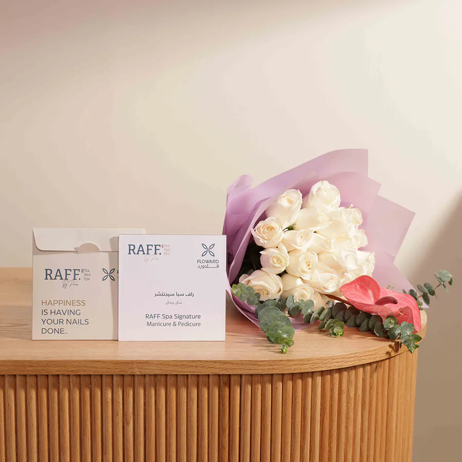 Raff Spa Gift Card | Flower Bouquet 3