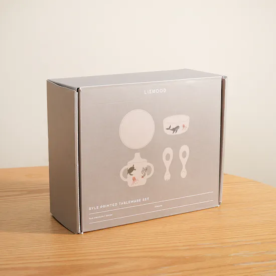 Peek A Boo Liewood Ryle Sea Creatures Baby Tableware Set
