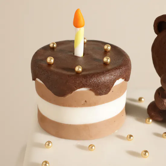 Floward Bear-Themed Birthday Tier Cake for Kids