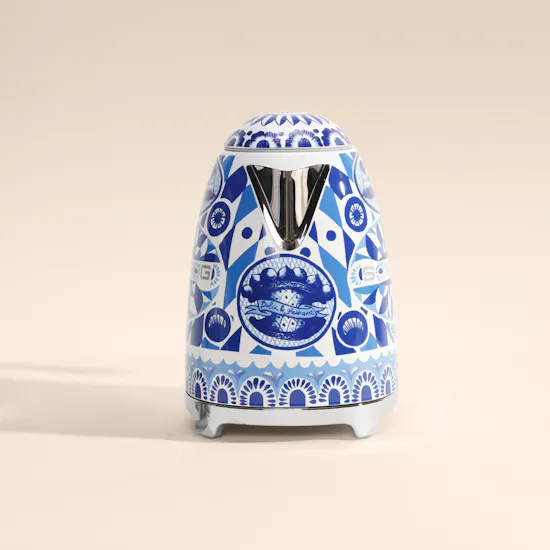 Smeg Dolce & Gabbana Blu Mediterraneo Toaster and Kettle