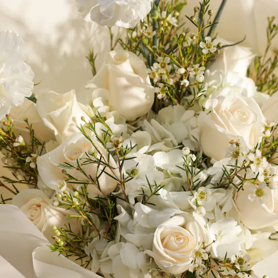 Pure White Flower Bouquet