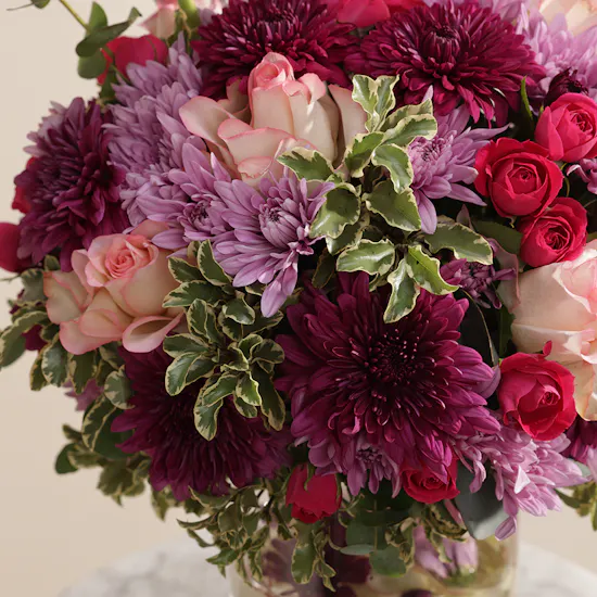 Cherry Lush Flower Vase