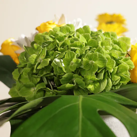 Golden Azure Flower Vase