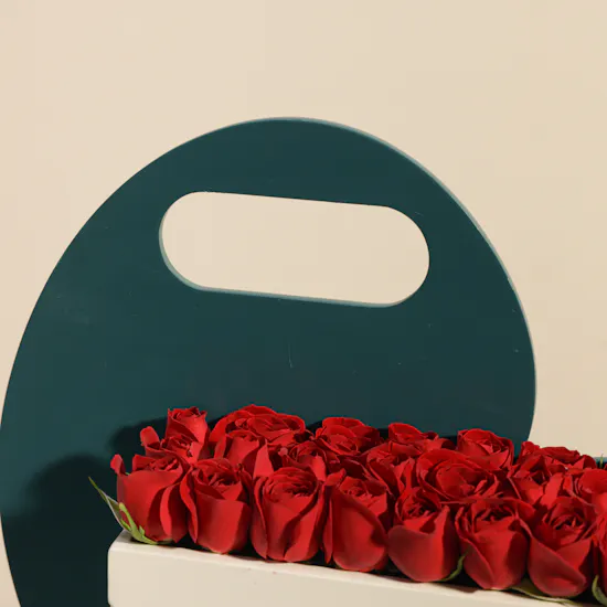 Envelope Box of Red Roses