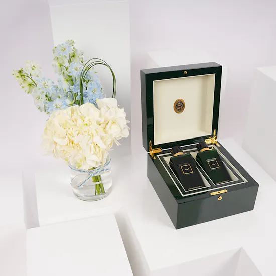 Saad Bashamakh Oud & Musk Perfume | Flowers Vase