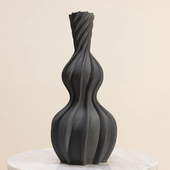 Floward 3D Elegant Vase | Black