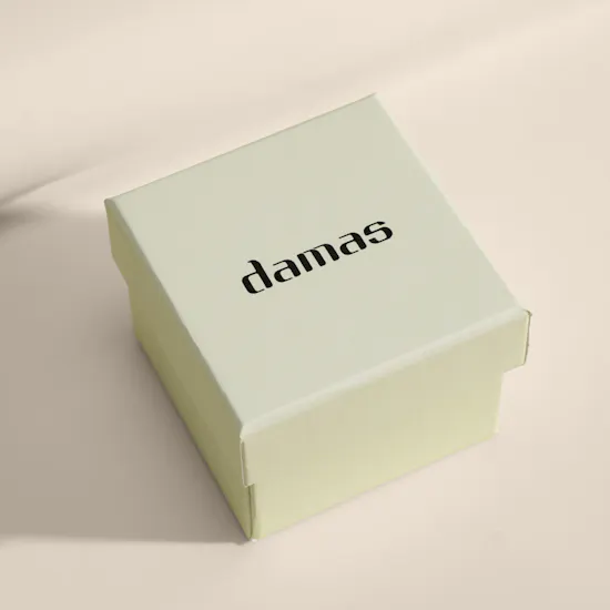 Damas Love By Damas Gold and Diamond Heart Earrings