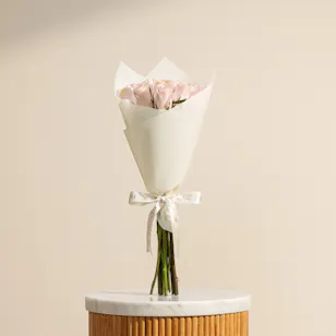 Elegant Pink Roses Bouquet | 12 Roses Elegant Pink Roses Bouquet | 12 Roses