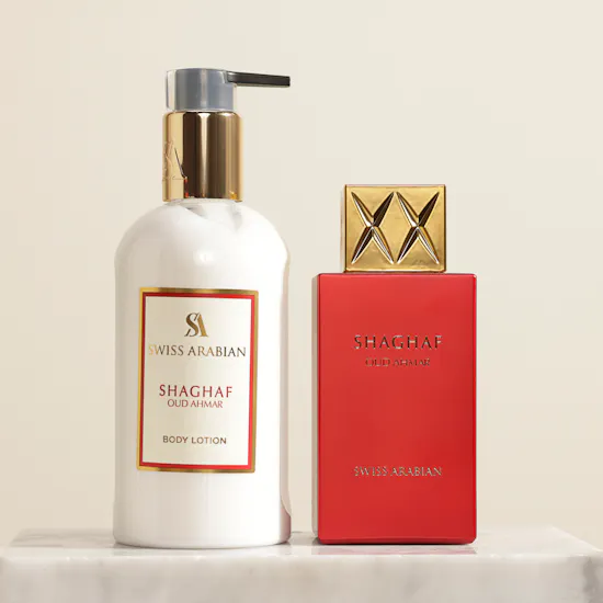 Swiss Arabian Shaghaf Oud Ahmar Unisex Gift Set