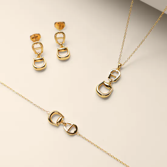 Aigner Sella Set Gold Plated Tone Women's Set