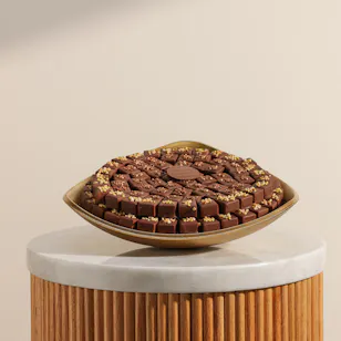 Soucolat Golden Triangle Chocolate Tray 