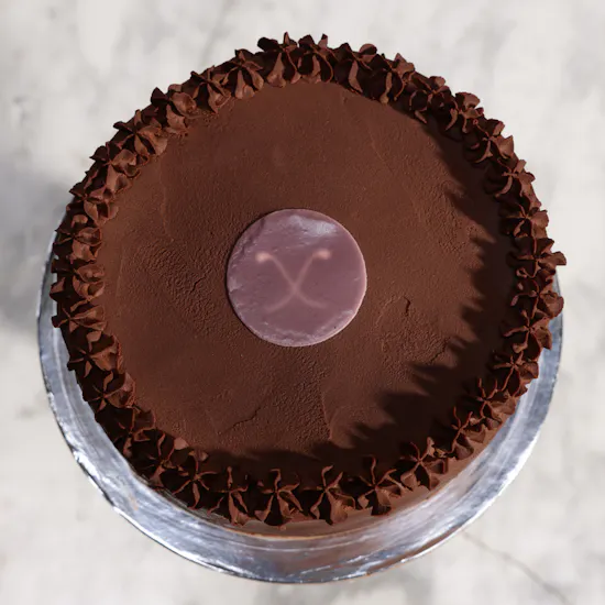 More Chocolate Sugar Free Small Vegan Chocolate Cake