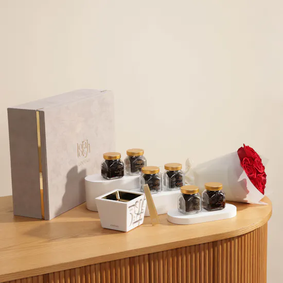 Lootah Velvet Incense Set | Flowers Bouquet
