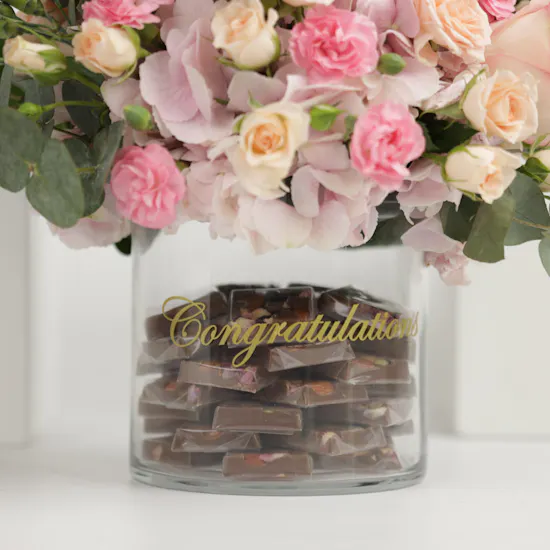 Congratulation Chocolates | Pink