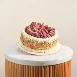 Secrets Cake Sugar Free Strawberry Cake	 