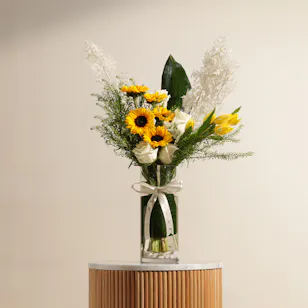 Sunlit Elegance Vase
