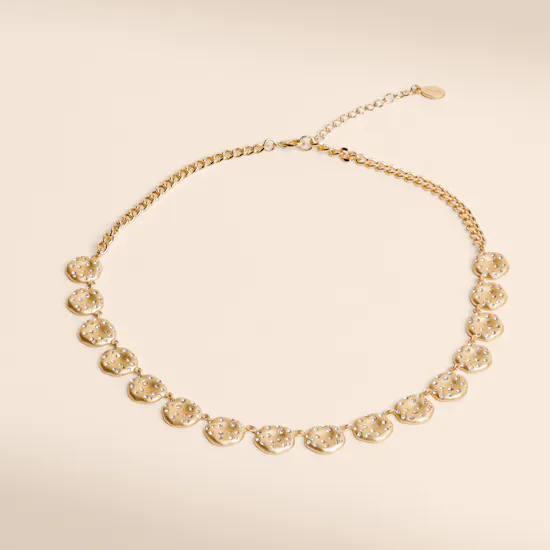 Lynyer Aurora Dust Gold Plated Women’s Necklace