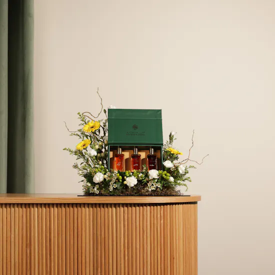 Atyab Bukannan Luxury Green Perfumes Box | Flowers