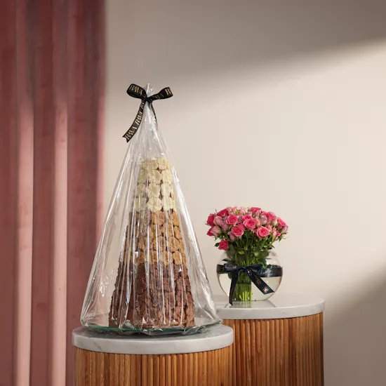 Rava Flower Chocolate Tower | Love and Care Flowers