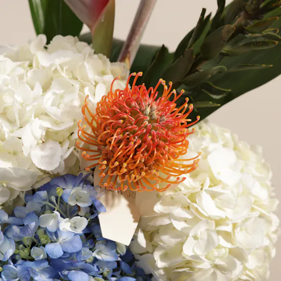 Golden Oasis Flower Vase