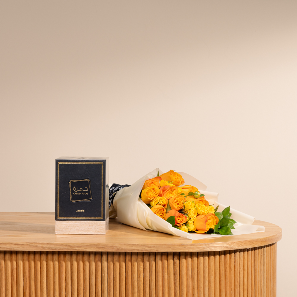 عطر خمرة من لطافة أو دي بارفيوم | باقة جوري