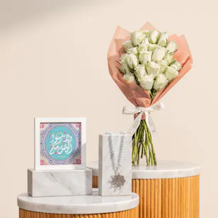 Blessed Reflections Gift Set | Graceful Flower Bouquet Blessed Reflections Gift Set | Graceful Flower Bouquet