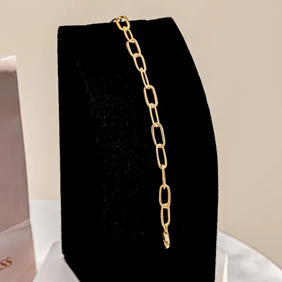 Hrh Cuban Gold Plated Bracelet