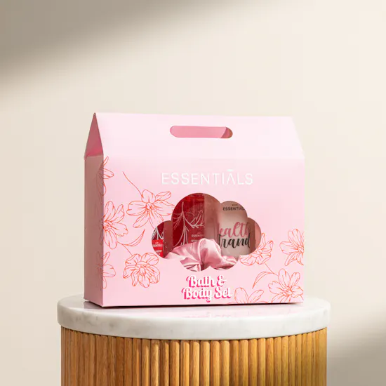 Essentials Strawberry Vanilla Bath and Body Set