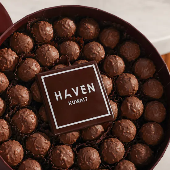 Haven Chocolate Rêve Truffles Round Box | Stunning Flowers