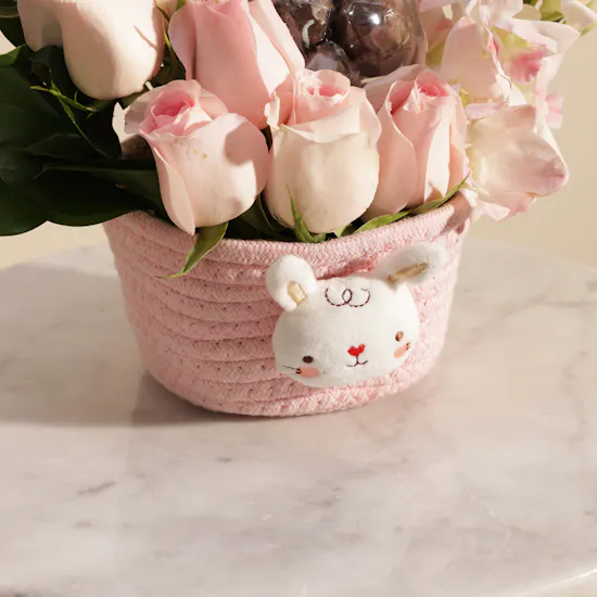 Floward Chocolates | Little Princess Balloon and Flower Basket