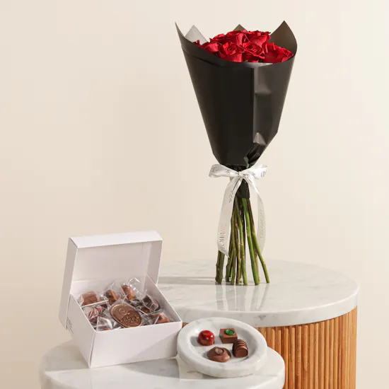 Rhône Wrapped Mixed Chocolate Box | Sweet Sunny Flower