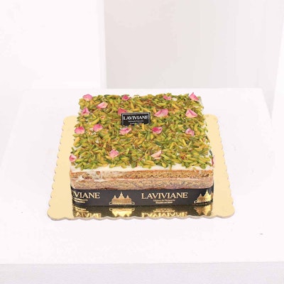 Lavivian Pistachio Saffron Cake