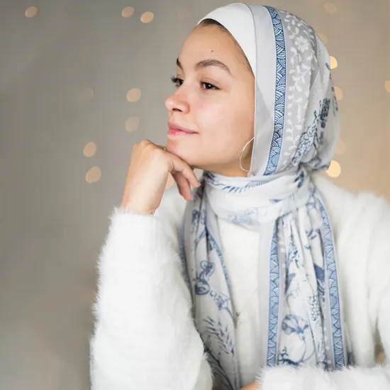 Emma Asiatique Scarf | Rose Revival Bouquet