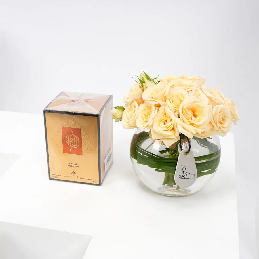 Ibrahim Alqurashi Al Wafeyya Amber Oud & Baby Roses 3