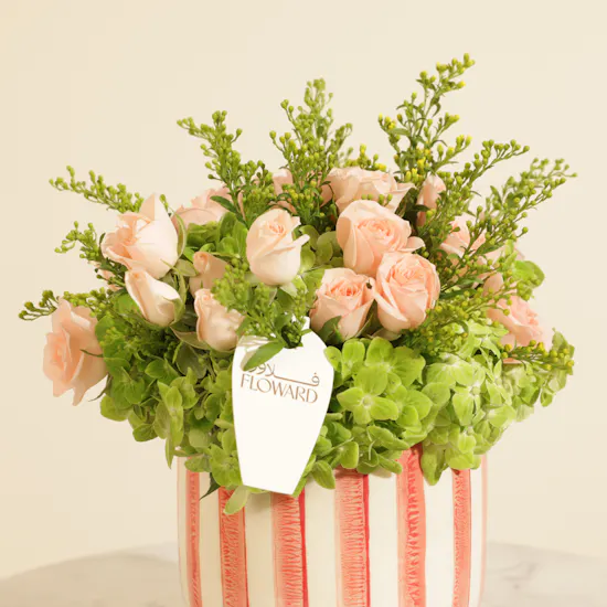 Happy Thoughts Flower Vase