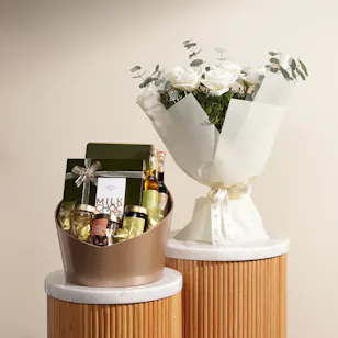 Bateel Mira Medium Hamper | Ohara Bouquet