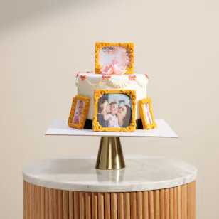 Floward Birthday Baby Girl Customized by Photo Cake