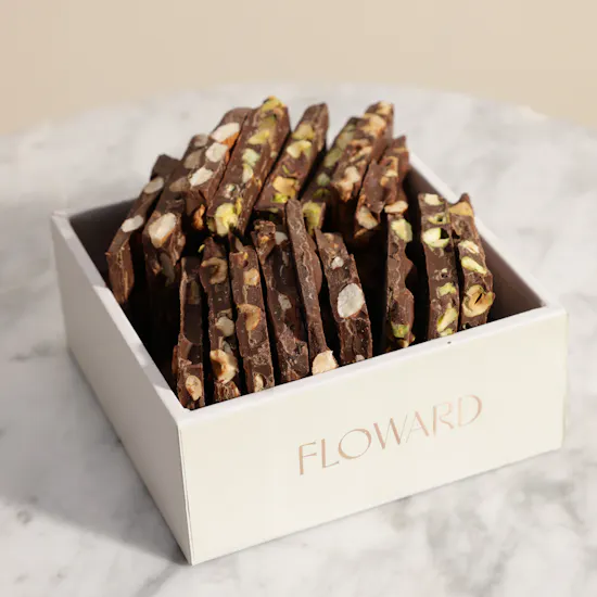 Floward Artisan Nut Chocolates Bars Box