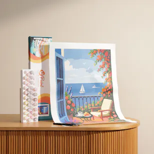 uPaint Blooming Memories Paint By Numbers Kit
