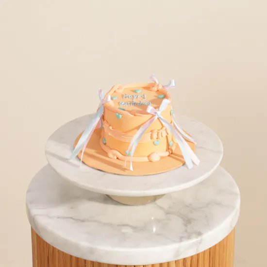 Sweet Atelier Peachy Birthday Cake