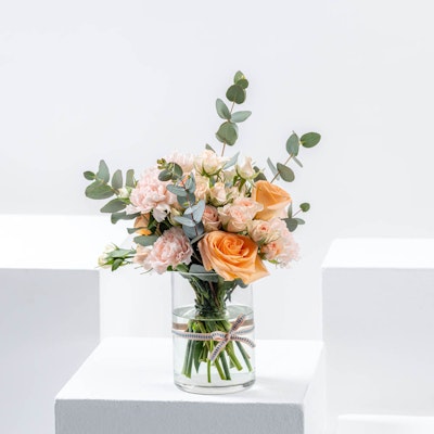 Floral Allure | Cylinder Vase