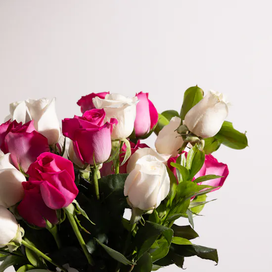 Vibrant Roses Vase