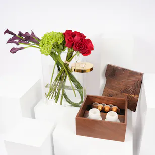 Saudi Artisanal Company Coffee Set | Red Rose